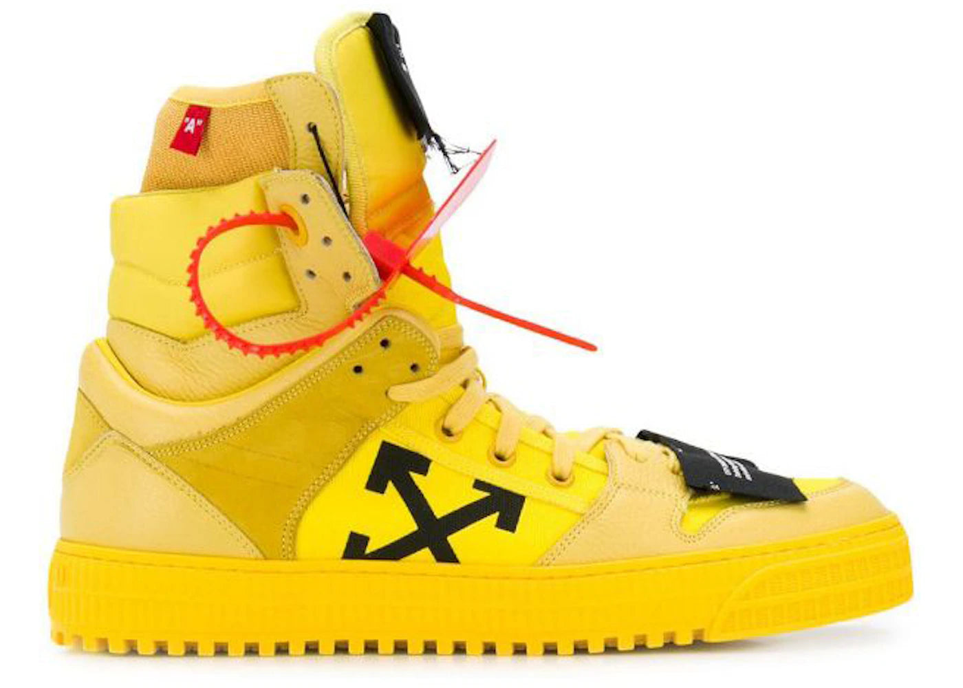 Off-White Off Court High Top Yellow