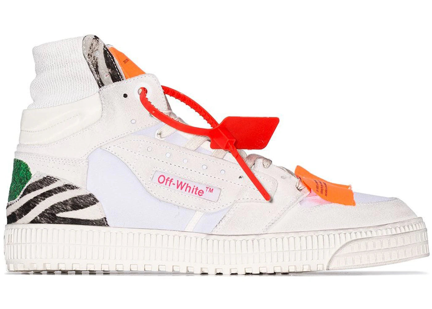 Off-White Off Court High Top Zebra