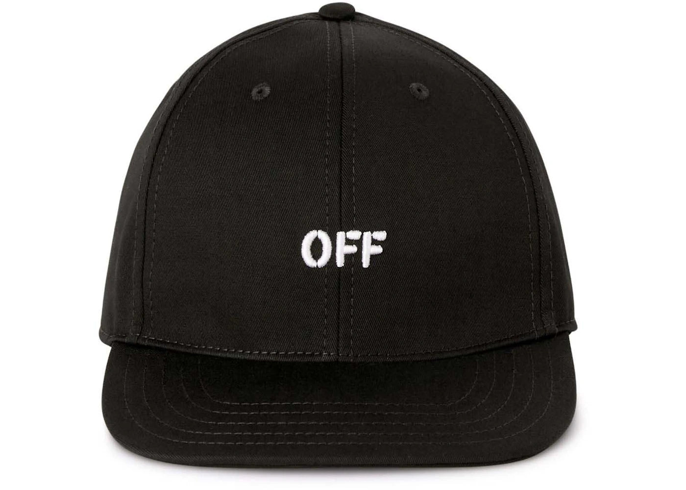 OFF-WHITE Off Stamp Drill Baseball Cap Black/White