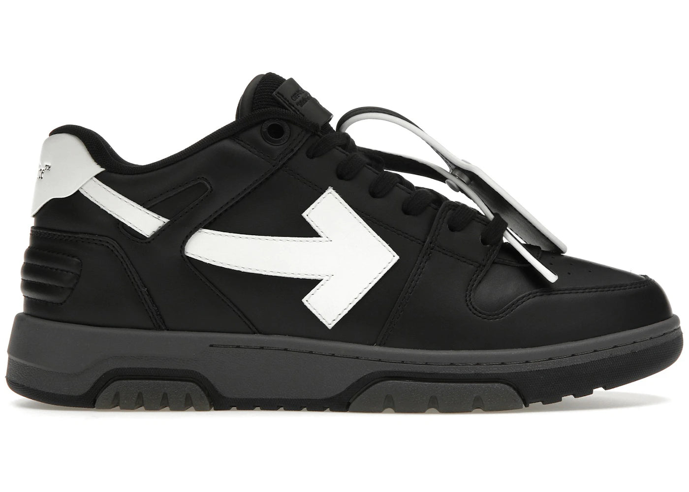 OFF-WHITE Out Of Office OOO Low Tops Black Grey White FW23