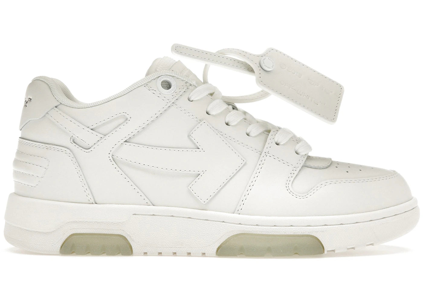 Off-White Out Of Office Calf Leather Triple White (Women's)