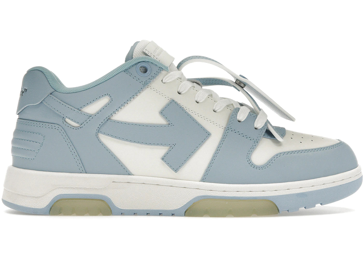 Off-White Out Of Office Calf Leather White Baby Blue