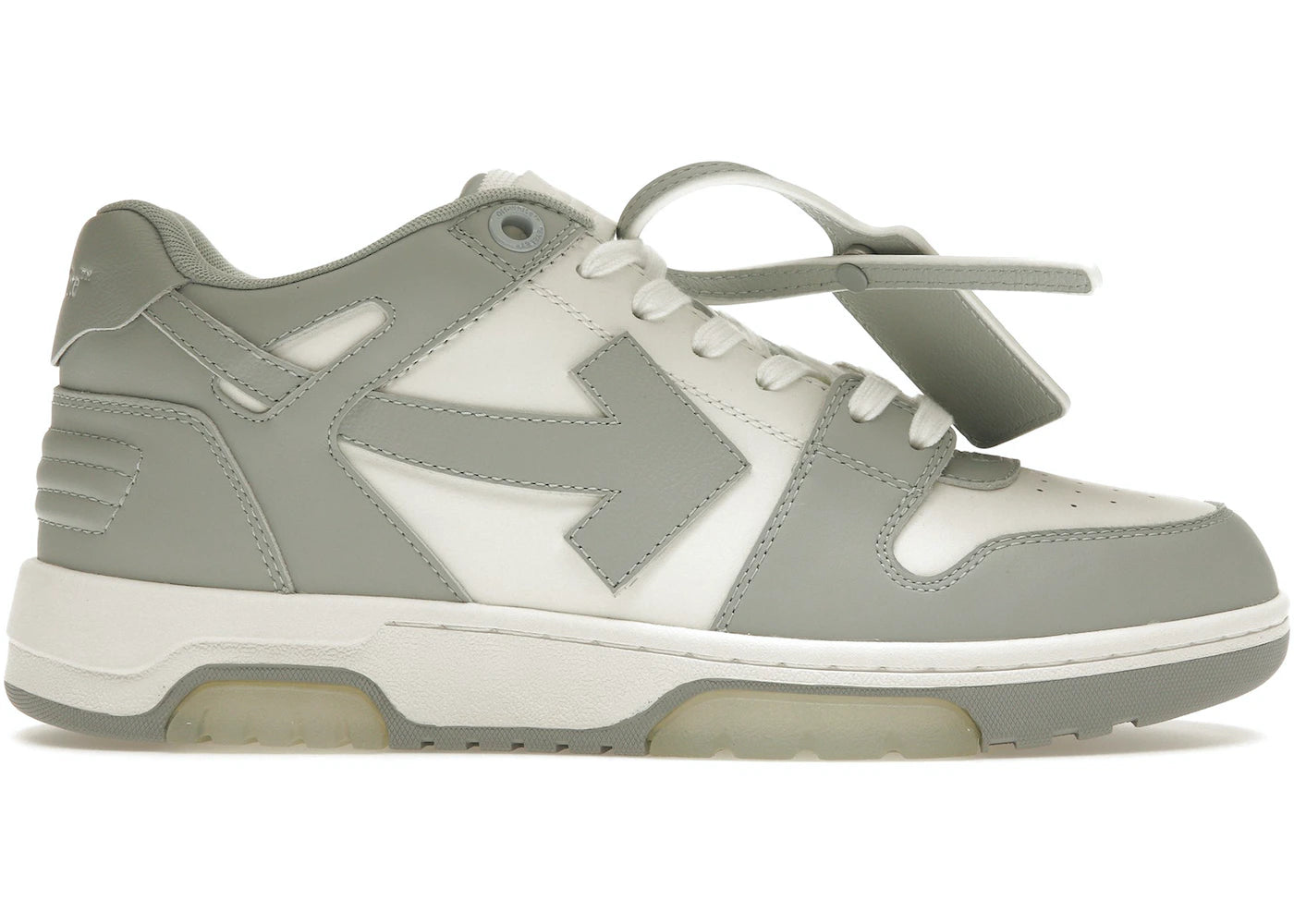 Off-White Out Of Office Calf Leather White Grey