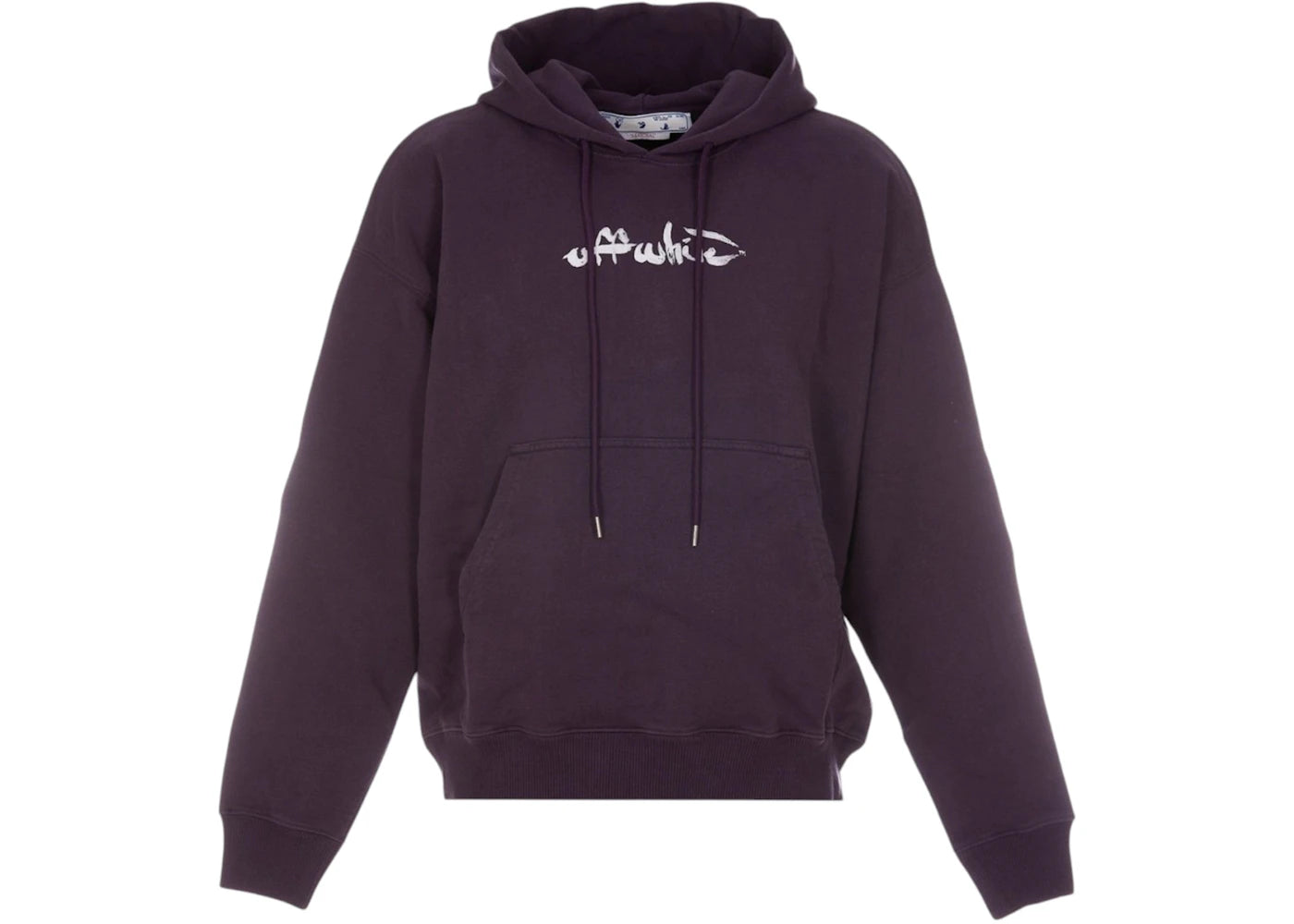 OFF-WHITE Paint Arrow Logo Purple Skate Hoodie Purple