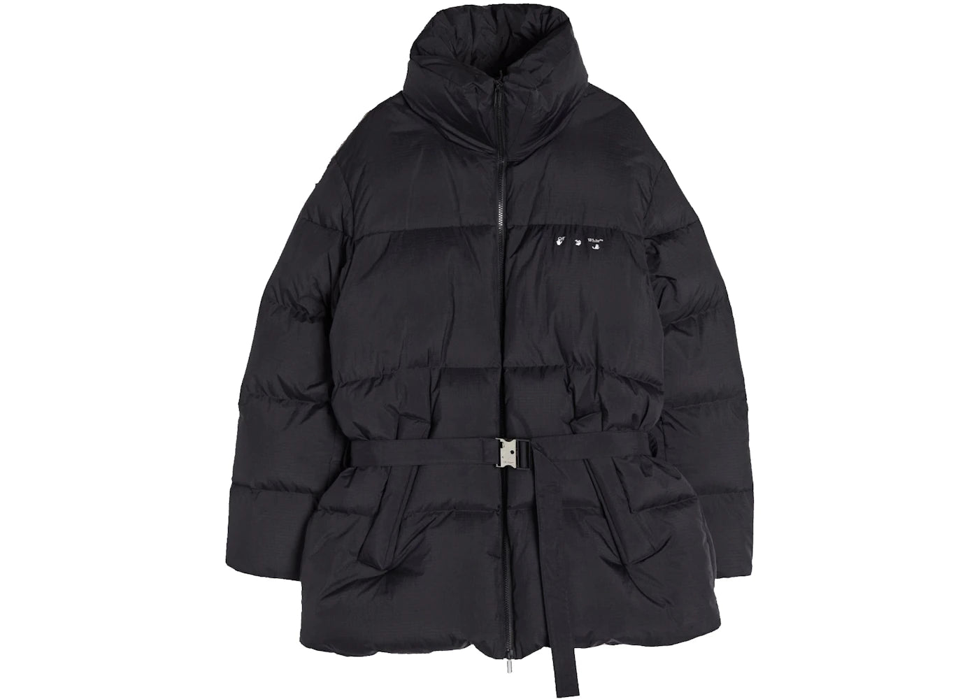 OFF-WHITE Puffer Jacket Black/White