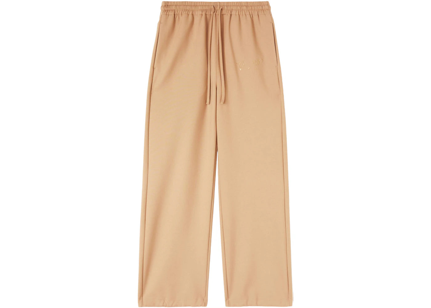 OFF-WHITE Quote Wool Skate Trackpant Camel