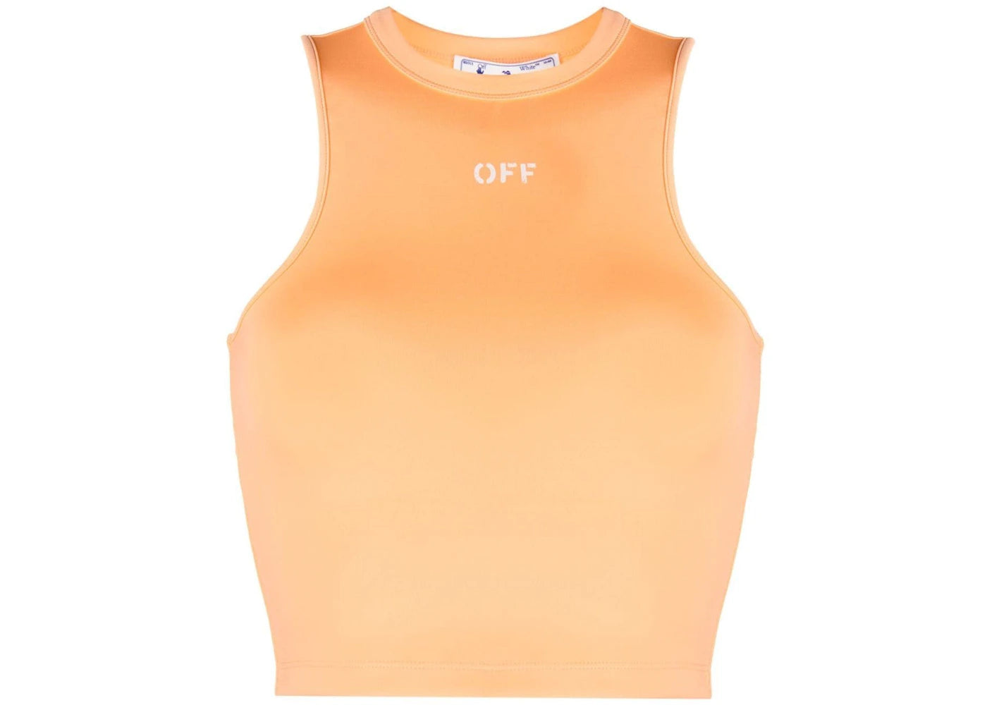 OFF-WHITE Rowing Crew-Neck Sleeveless Top Orange