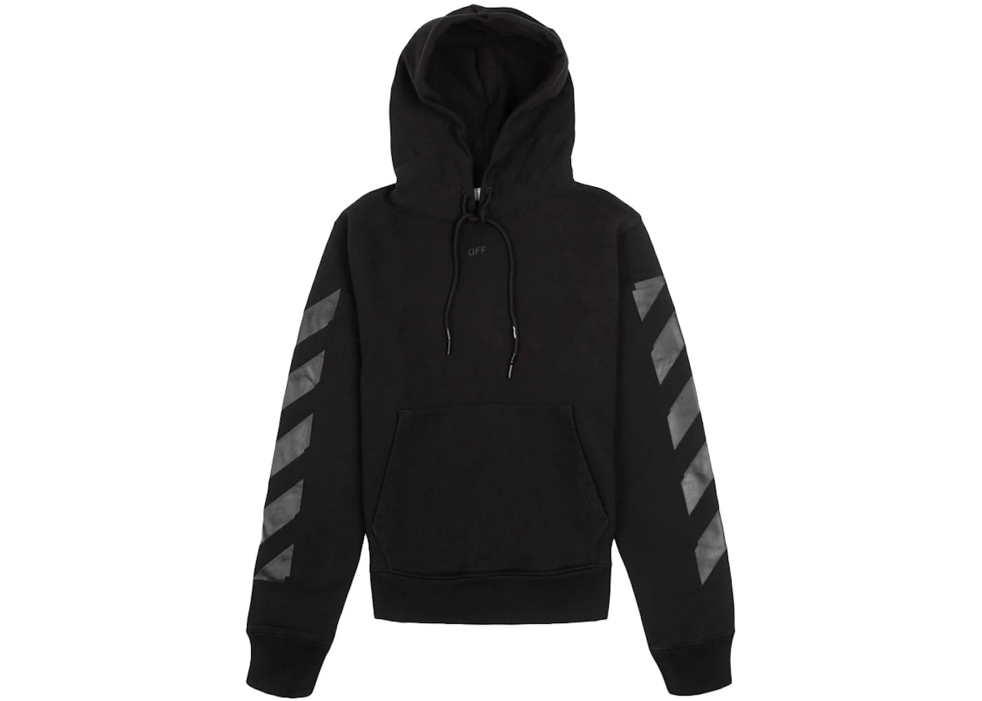 OFF-WHITE Rubber Arrows Skate Slim Hoodie Black