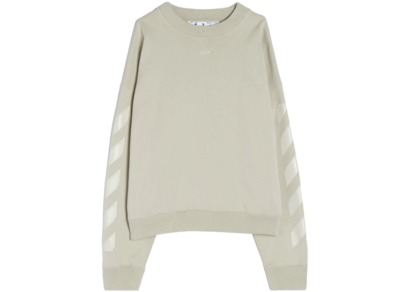 OFF-WHITE Rubber Arrows Sweatshirt Beige/Beige