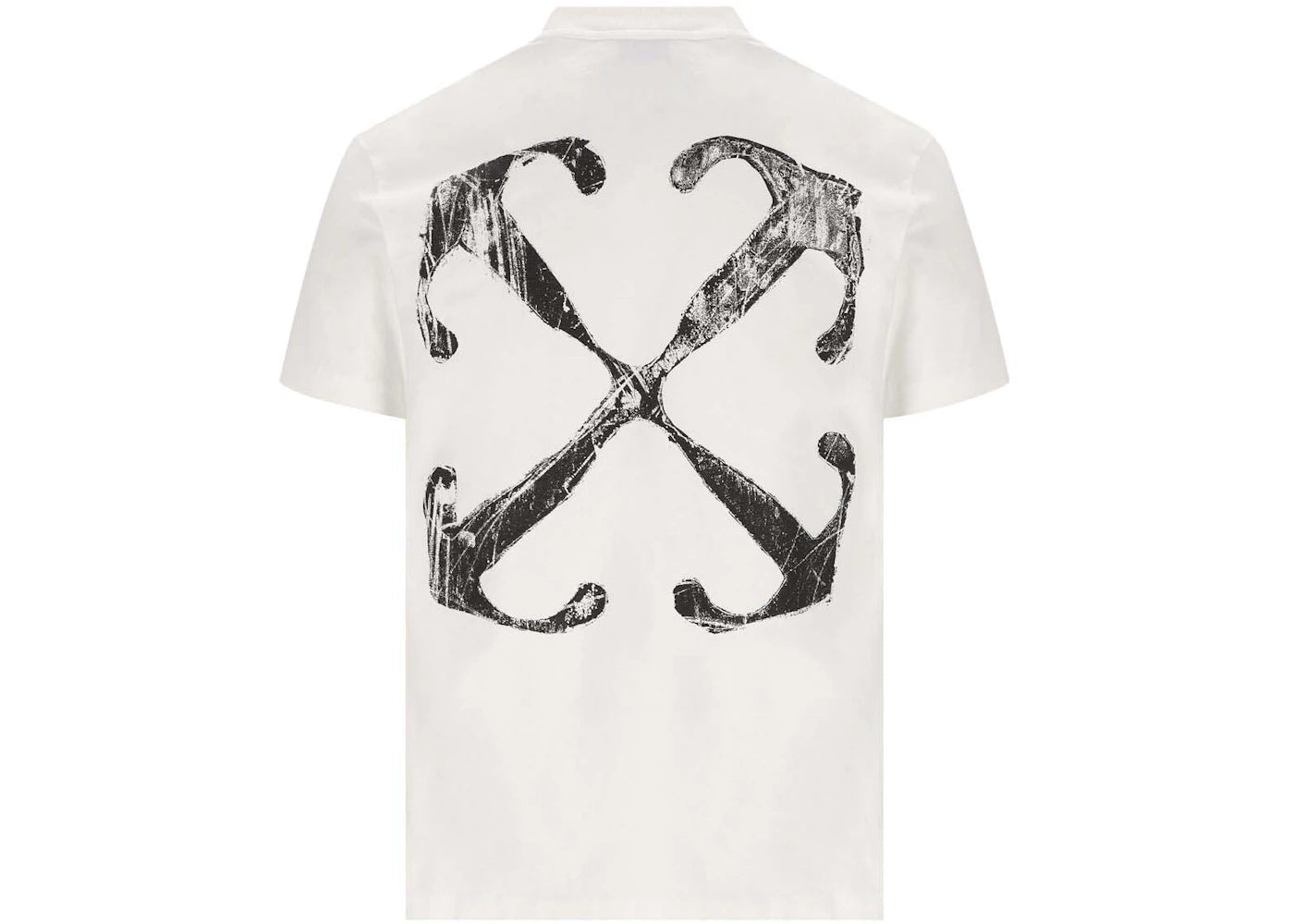 OFF-WHITE Scratch Arrow Slim Fit T-Shirt White