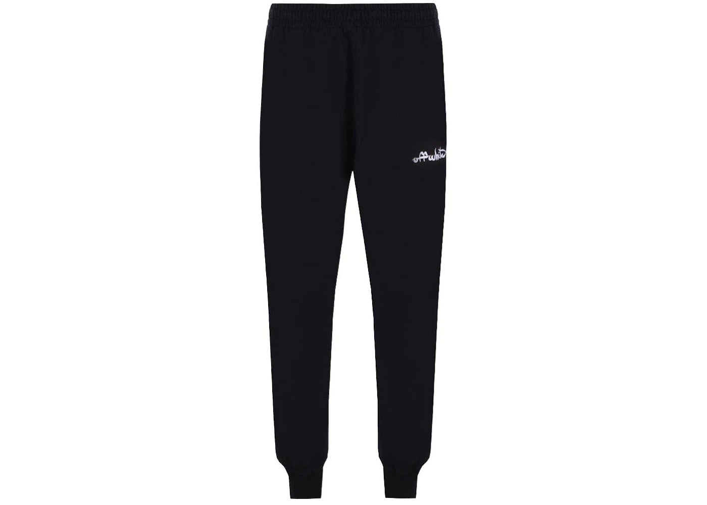 OFF-WHITE Script Logo Slim Cuff Sweatpants Black/White