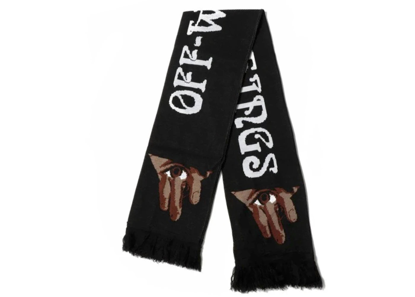 OFF-WHITE Seeing Things Scarf Black