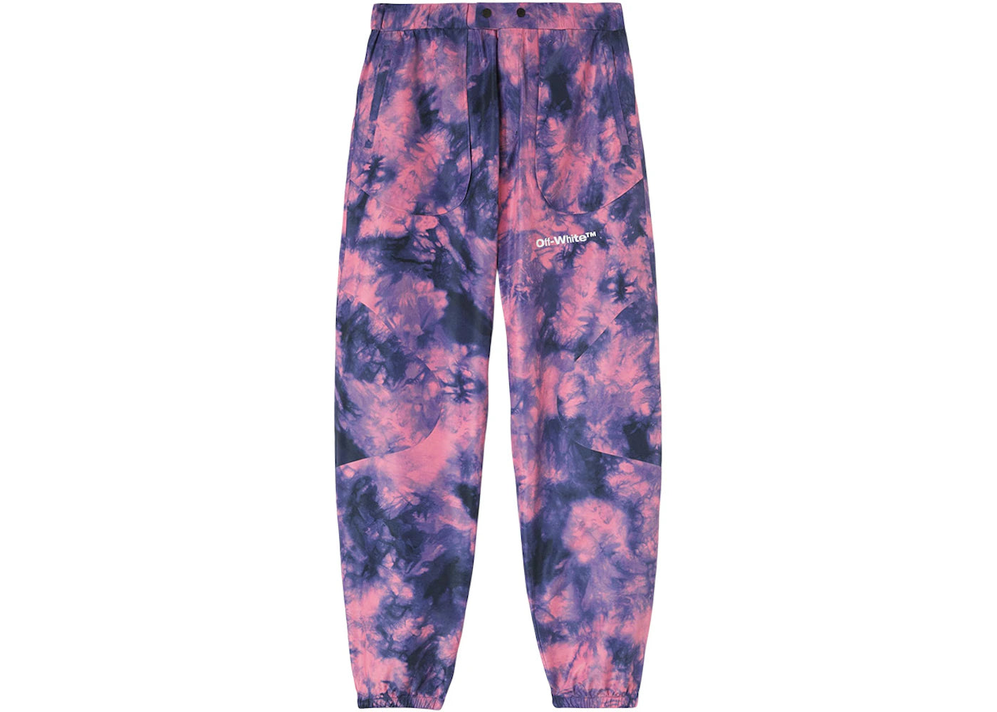 OFF-WHITE Ski Tie Dye Diag 3L Wide Pant Tie Dye Purple