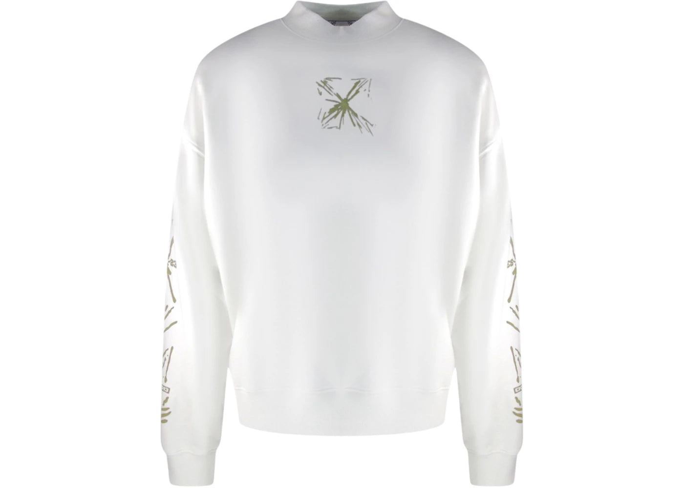 OFF-WHITE Splash Arrow Skate Fit Sweatshirt White