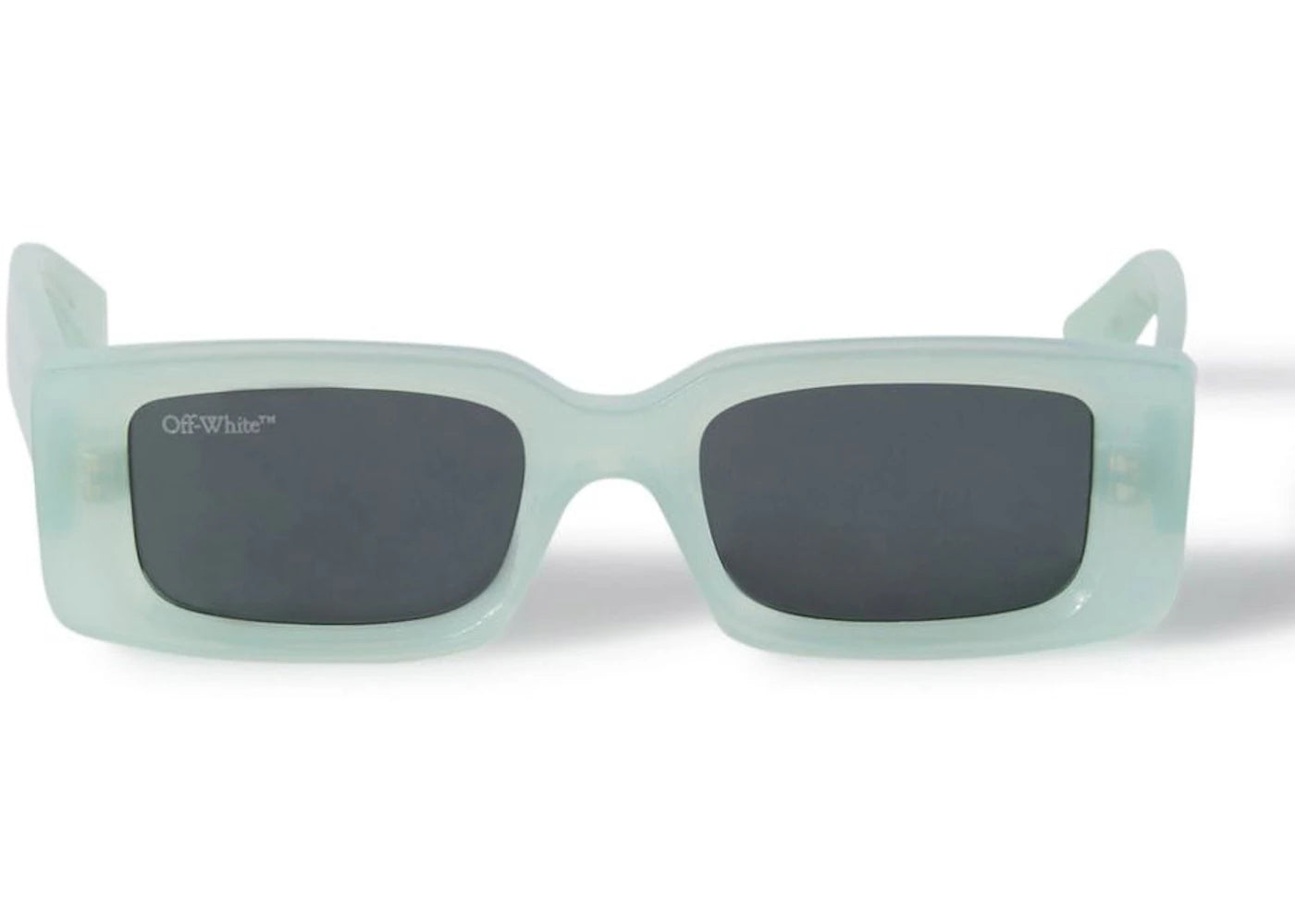 OFF-WHITE Sunglasses Arthur Rectangular Frame Ice/Dark Grey (19321710)