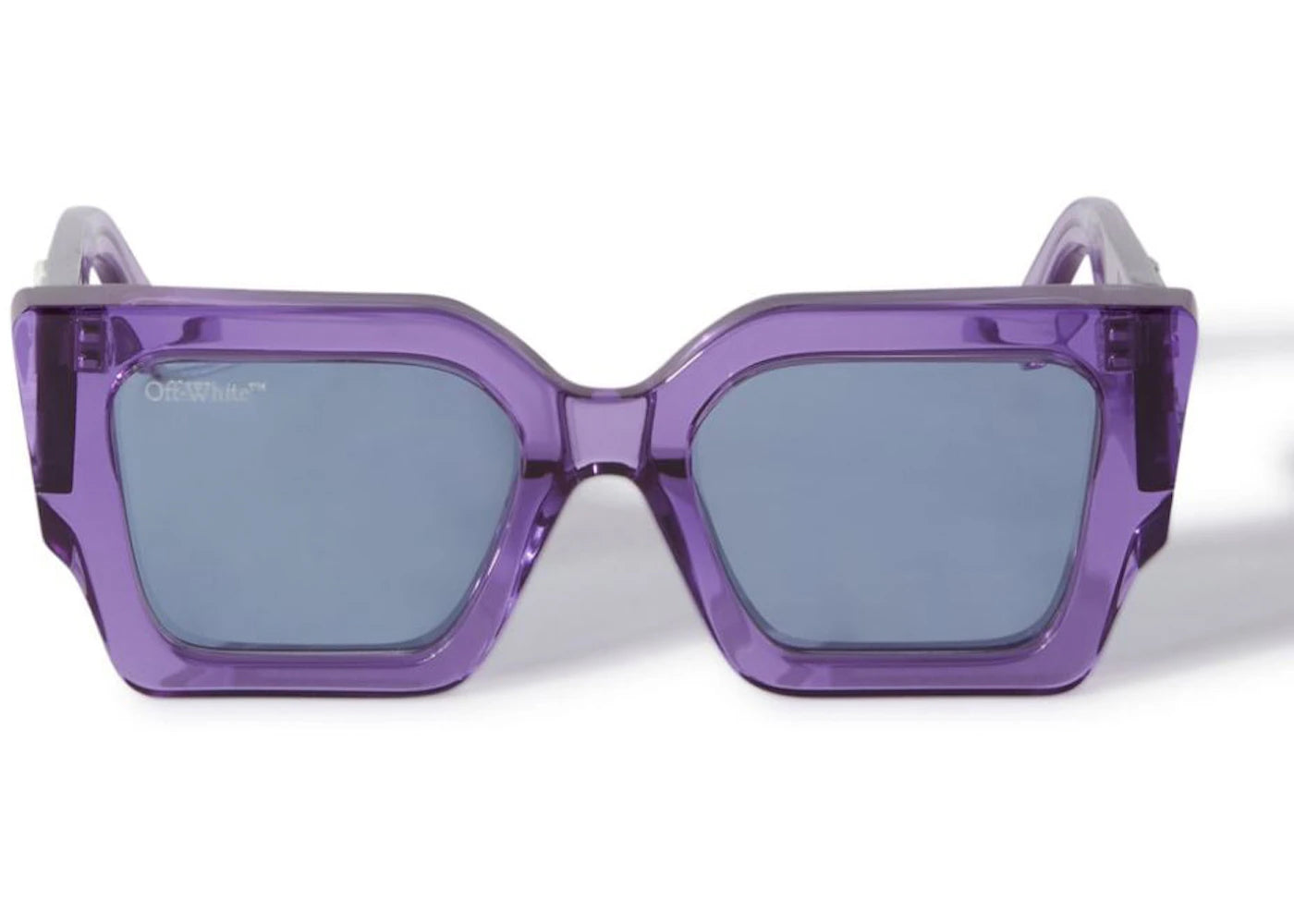 OFF-WHITE Sunglasses Catalina Rectangular Frame Transparent Purple/Blue (19321739)