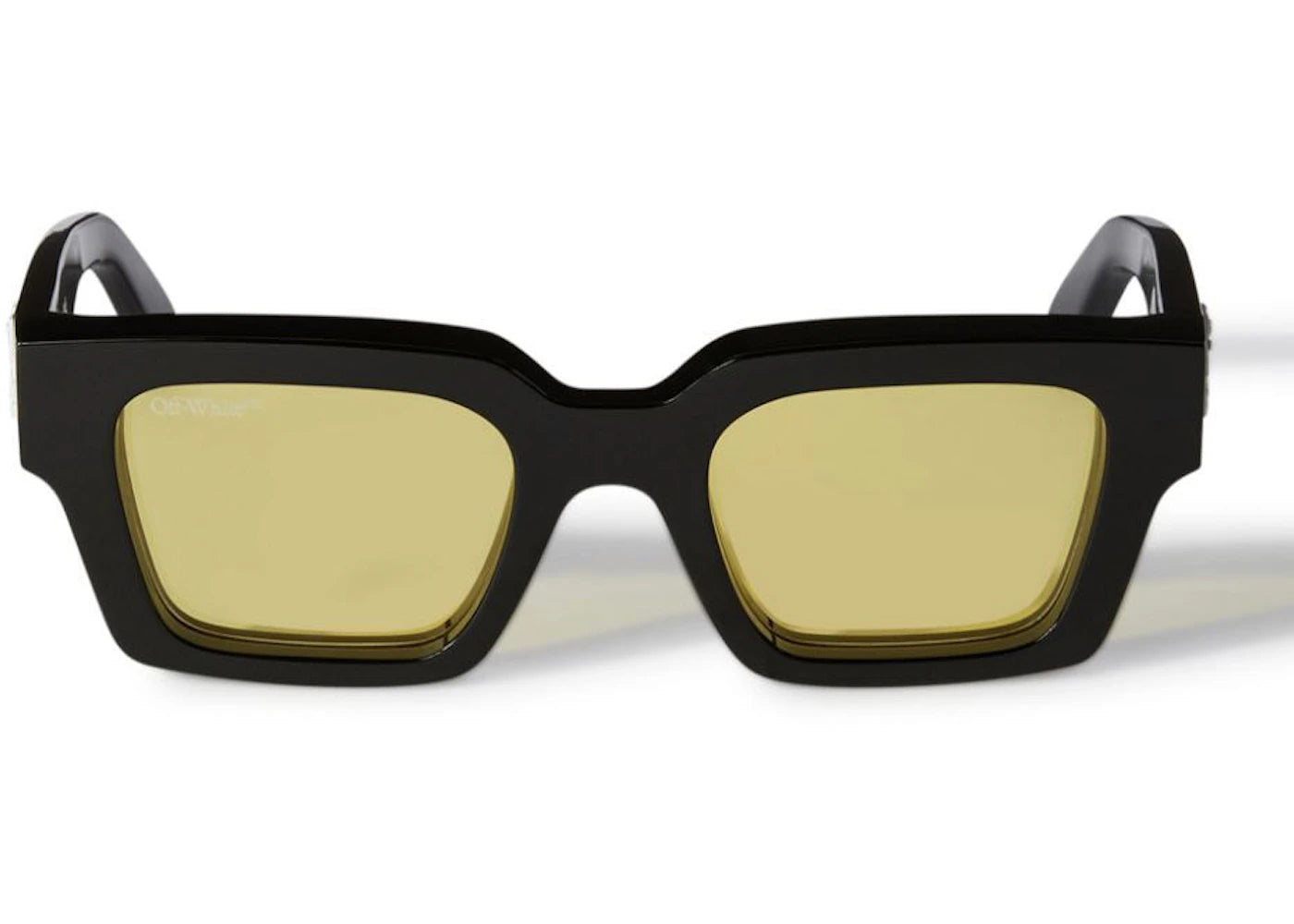 OFF-WHITE Sunglasses Virgil Rectangular Frame Black/Yellow (19321709)