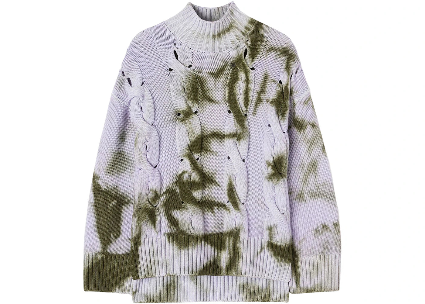 OFF-WHITE Tie Dye Turtleneck Tie Dye Violet