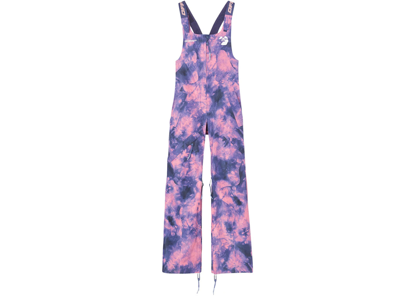 OFF-WHITE Tye Dye Ski Jumpsuit Tie Dye Pink/Blue