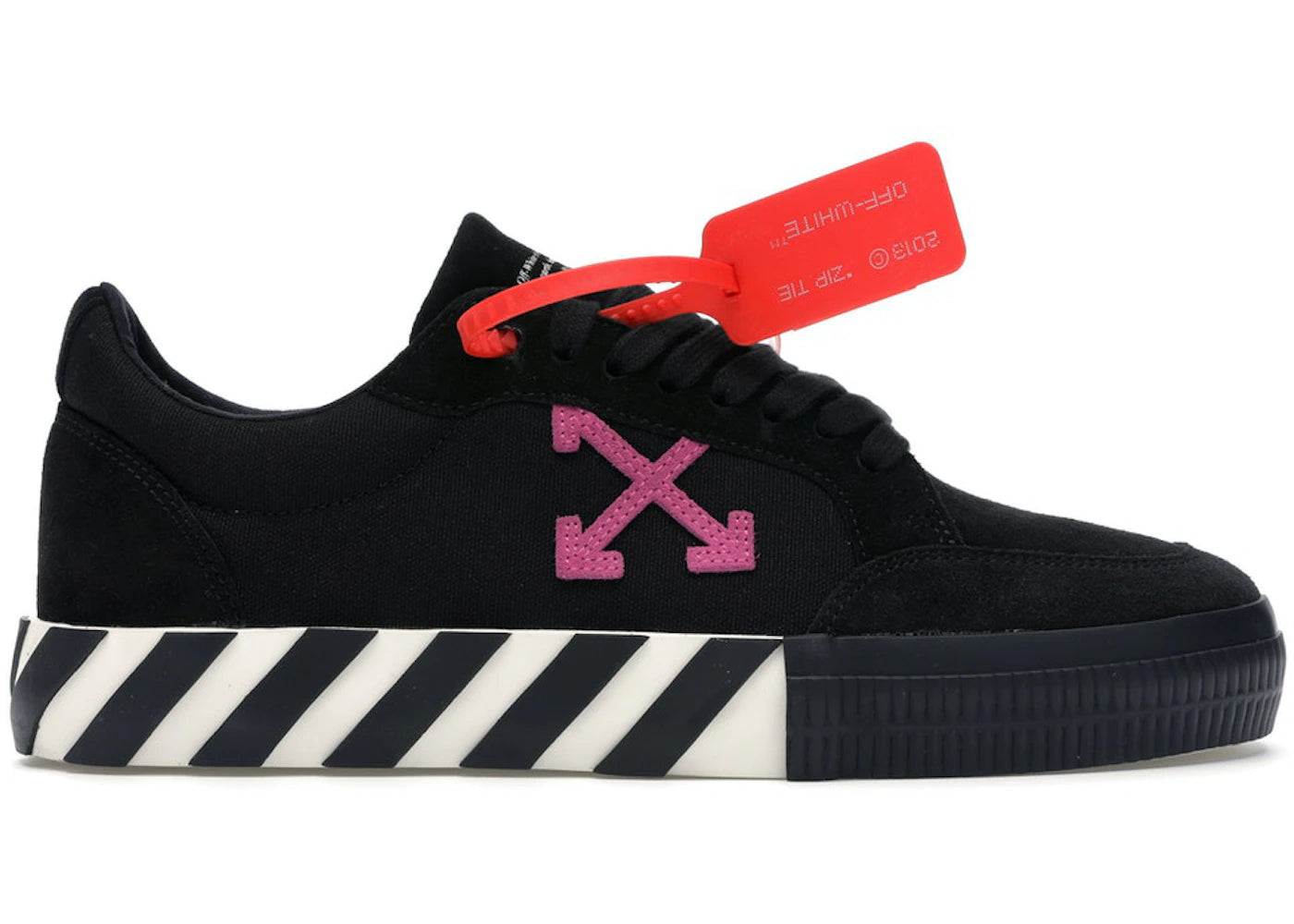 OFF-WHITE Vulc Low Black Fuchsia