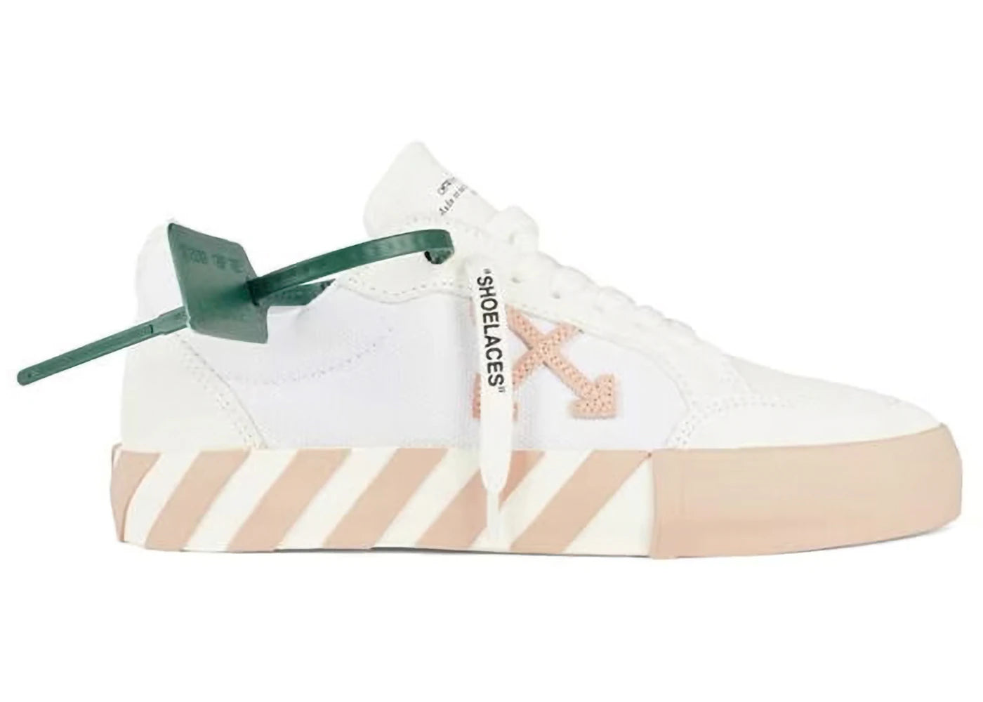 OFF-WHITE Vulc Low Canvas Suede White Pink (Women's)