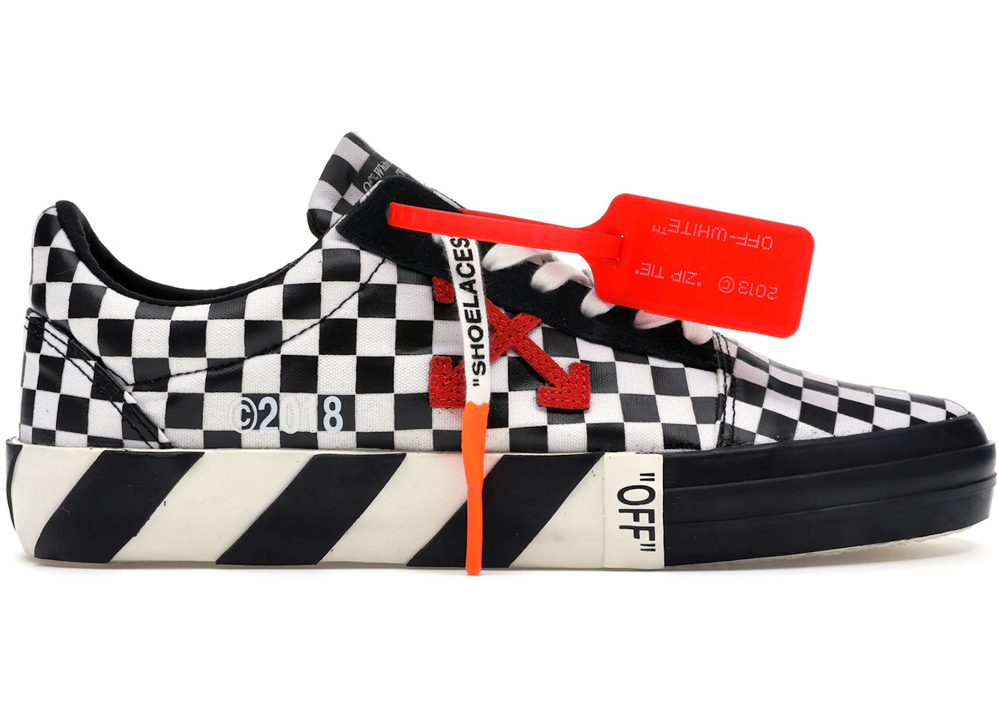 OFF-WHITE Vulc Low Checkered Black White