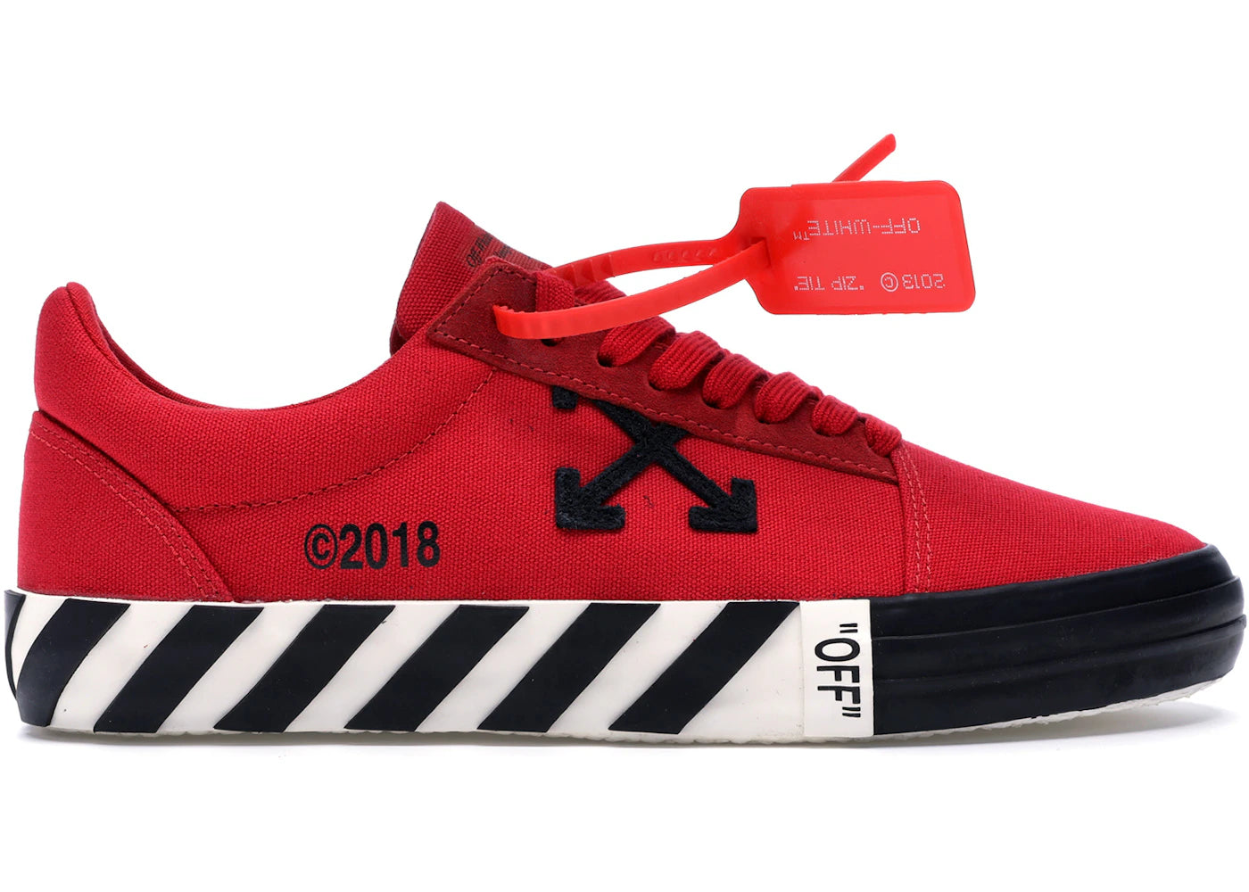 OFF-WHITE Vulc Low Red