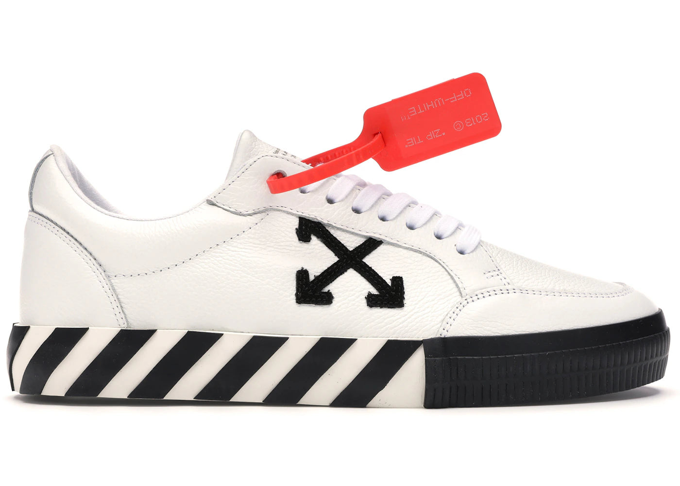 OFF-WHITE Vulc Low White Leather FW19