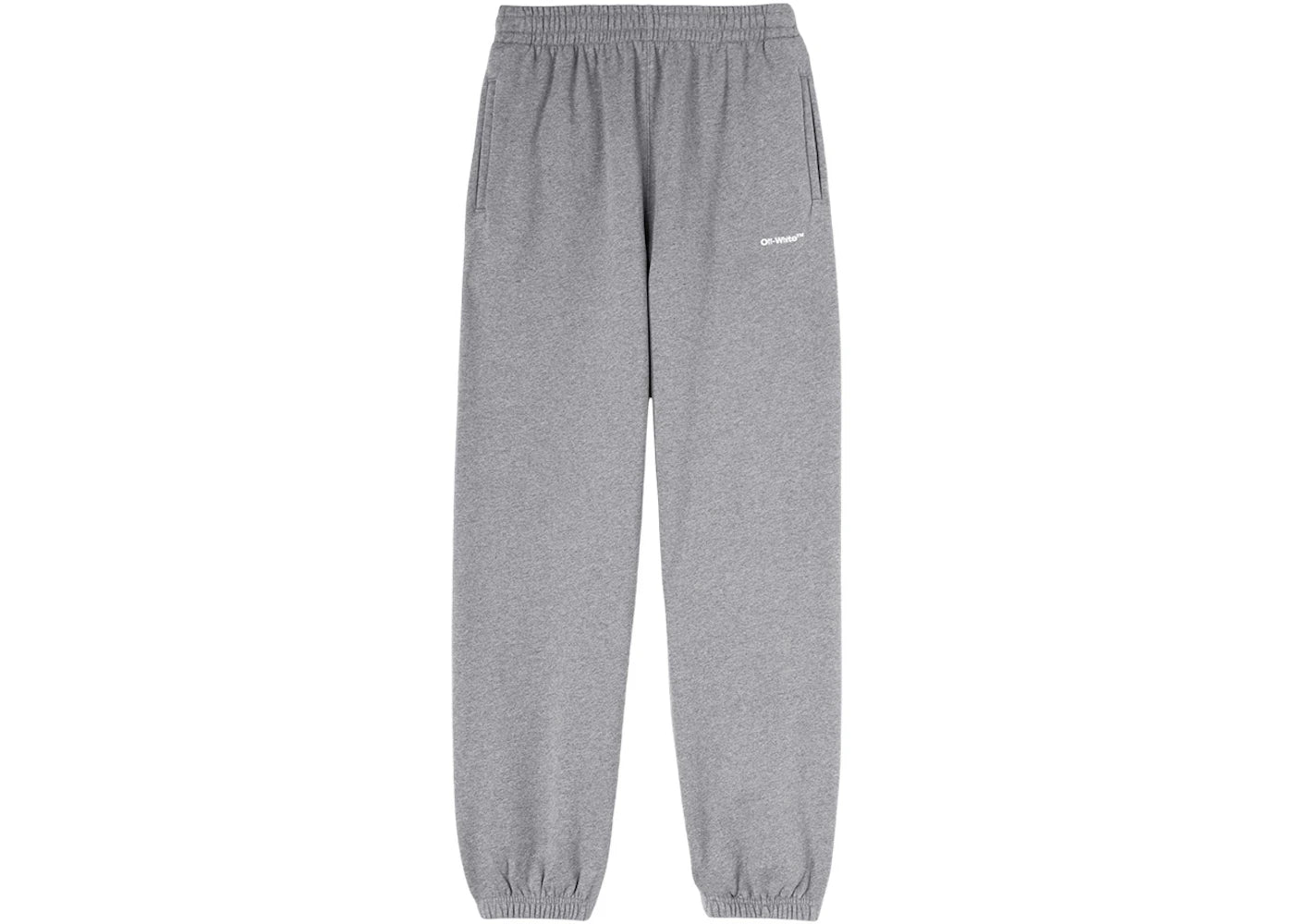 OFF-WHITE Wave Outl Diag Slim Sweatpant Grey