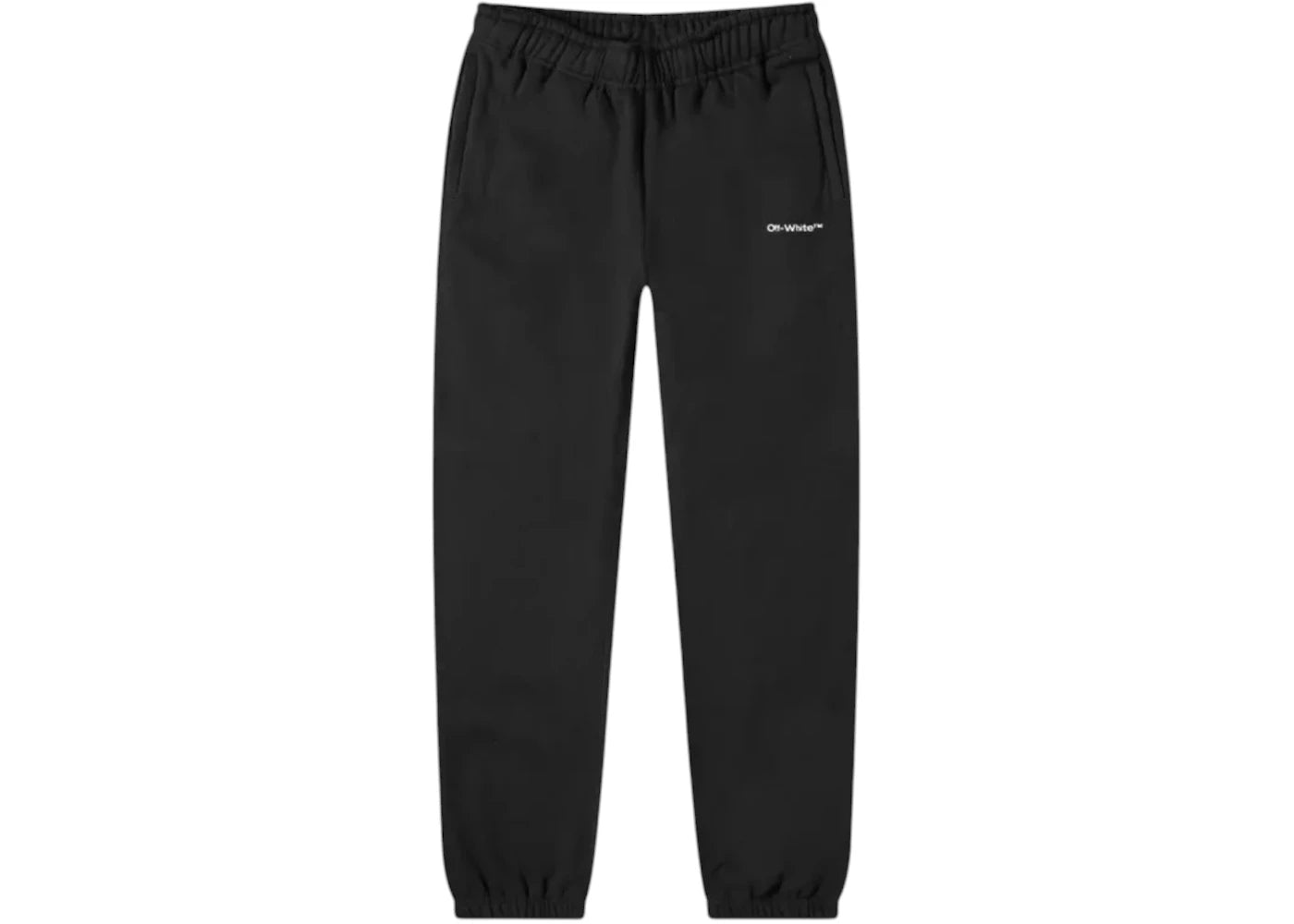 OFF-WHITE Wave Outline Diag Slim Sweatpant Black