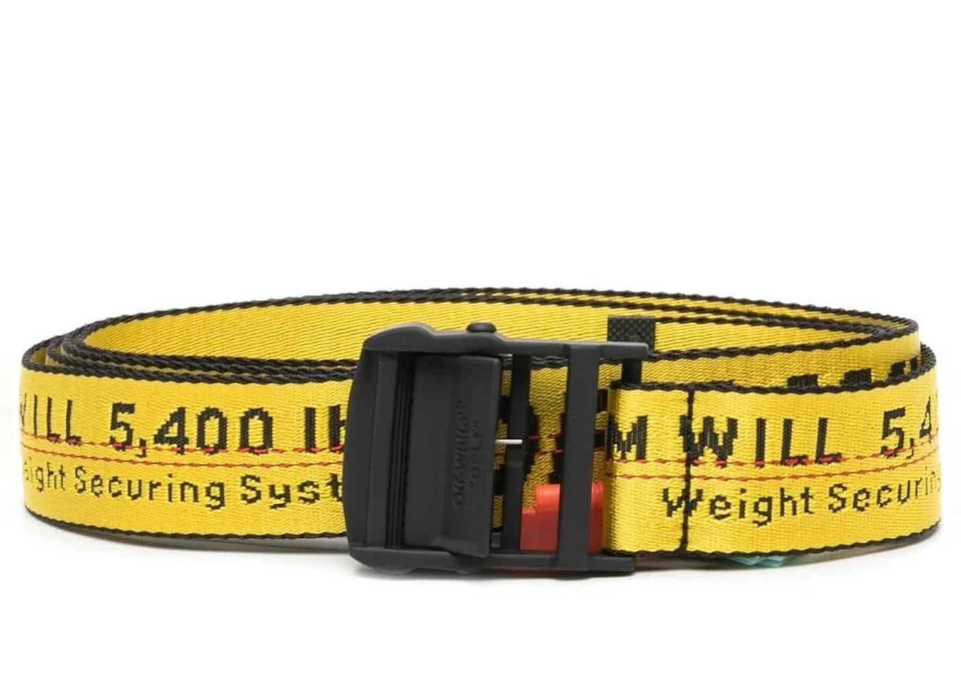 OFF-WHITE Women's Classic Industrial Belt Yellow/Black