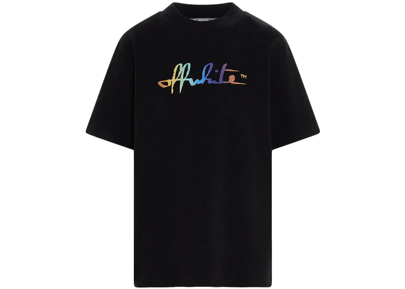 OFF-WHITE Women's Rainbow Tomboy T-Shirt Black/Multi