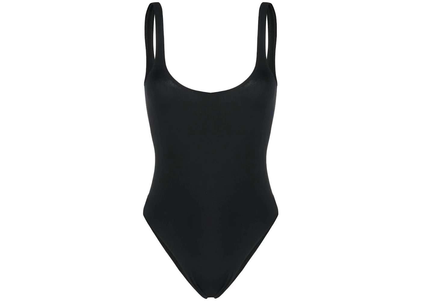 OFF-WHITE Women's Zip Costume Swimsuit Black/White