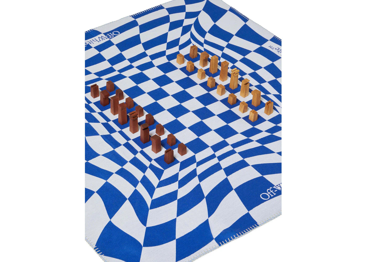 OFF-WHITE Wood Chess Set