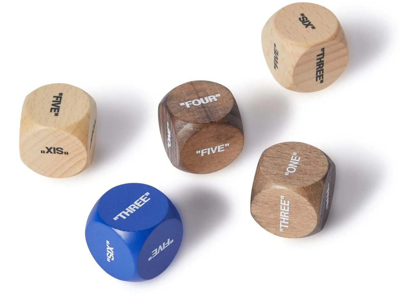 OFF-WHITE Wood Dices Set