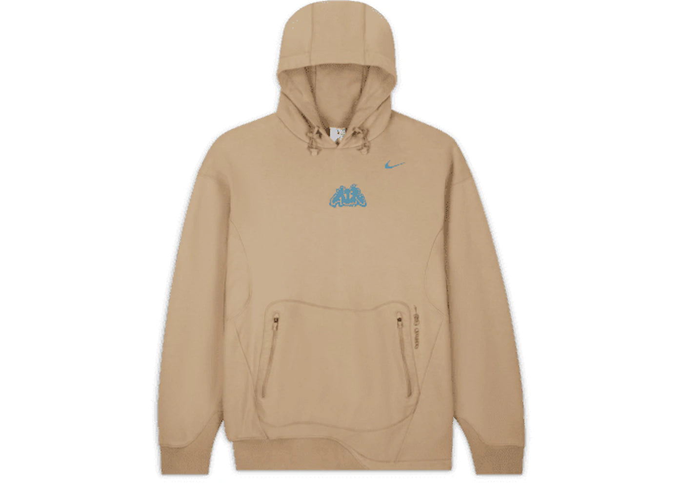 OFF-WHITE x Nike 006 Fleece Hoodie (Asia Sizing) Beige