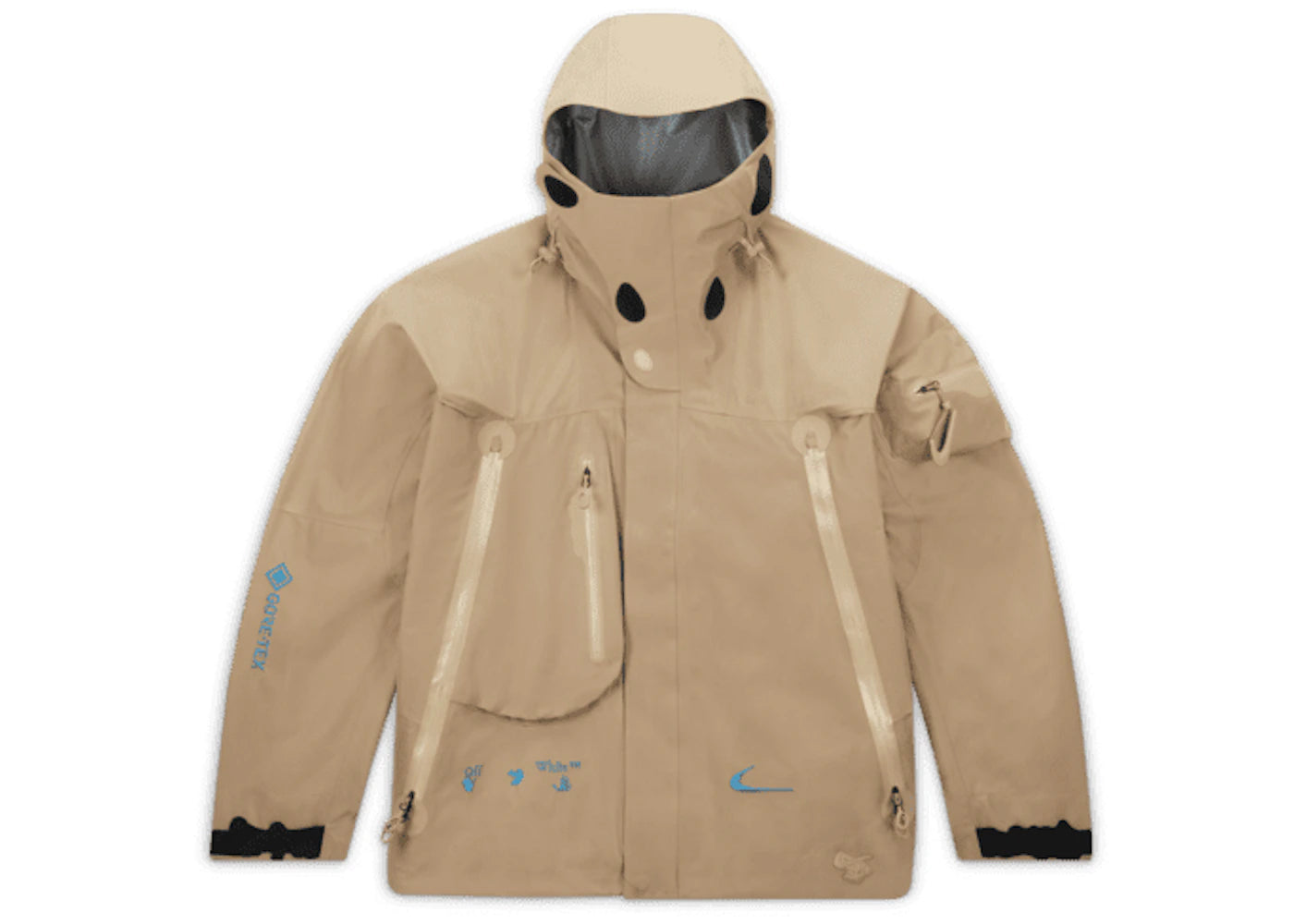 OFF-WHITE x Nike 007 Gore-Tex Jacket (Asia Sizing) Beige