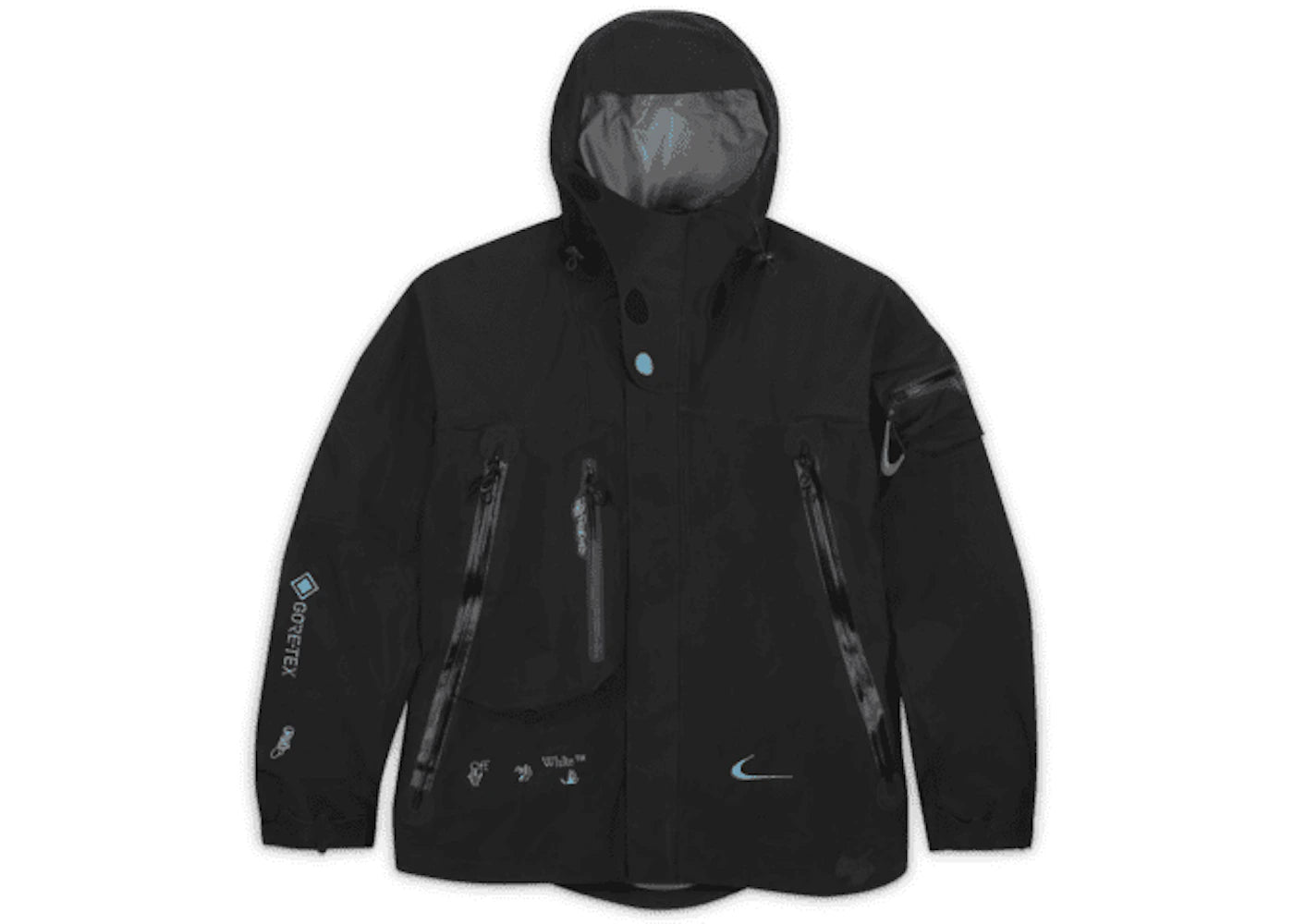 OFF-WHITE x Nike 007 Gore-Tex Jacket (Asia Sizing) Black