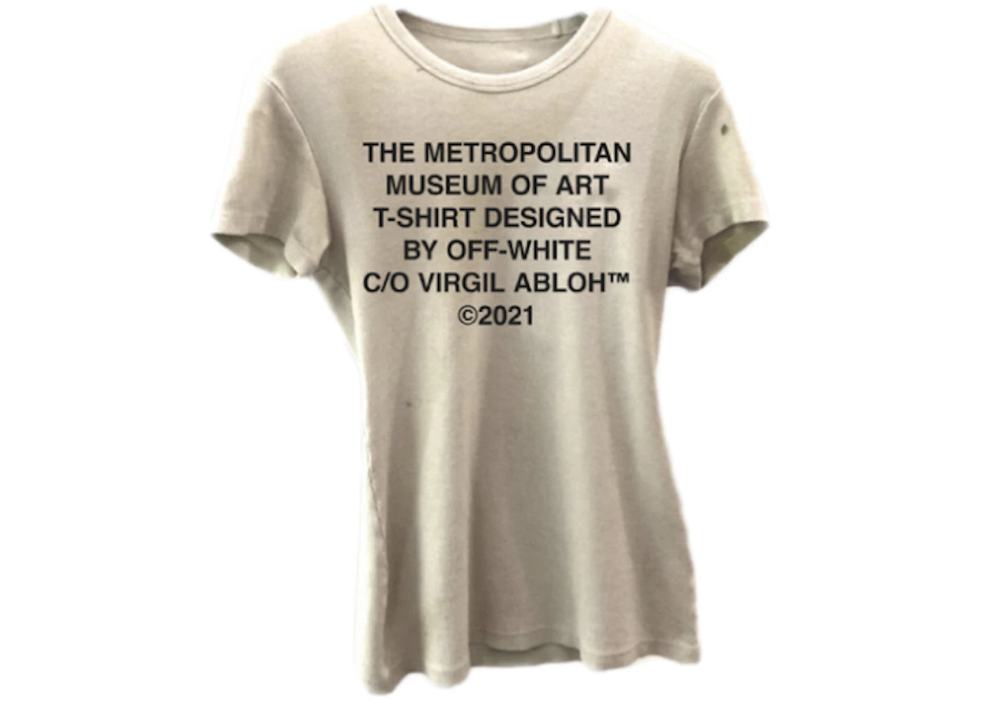 OFF-WHITE x The Met Women's Tee Neutral