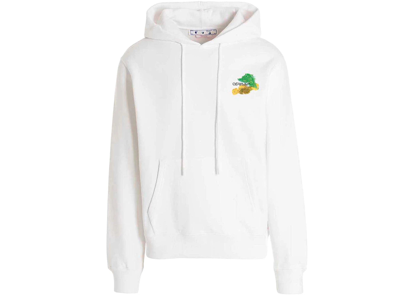 OFF-WHITE Brush Arrow Slim Hoodie White/Multi