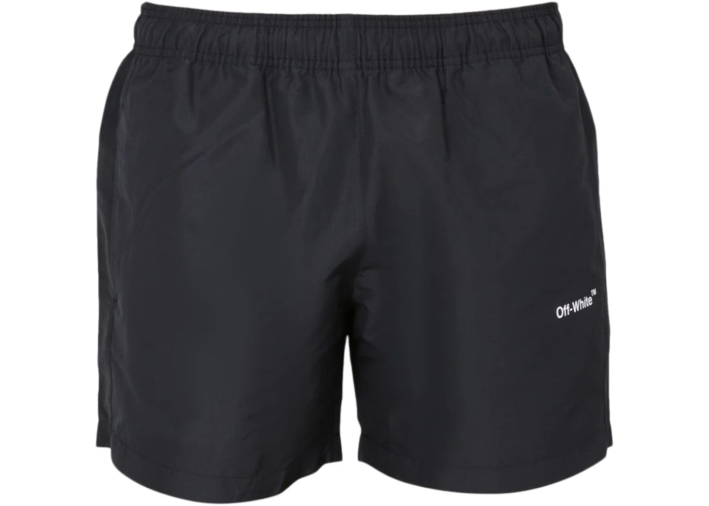 OFF-WHITE Diag Outline Swim Shorts Black/White