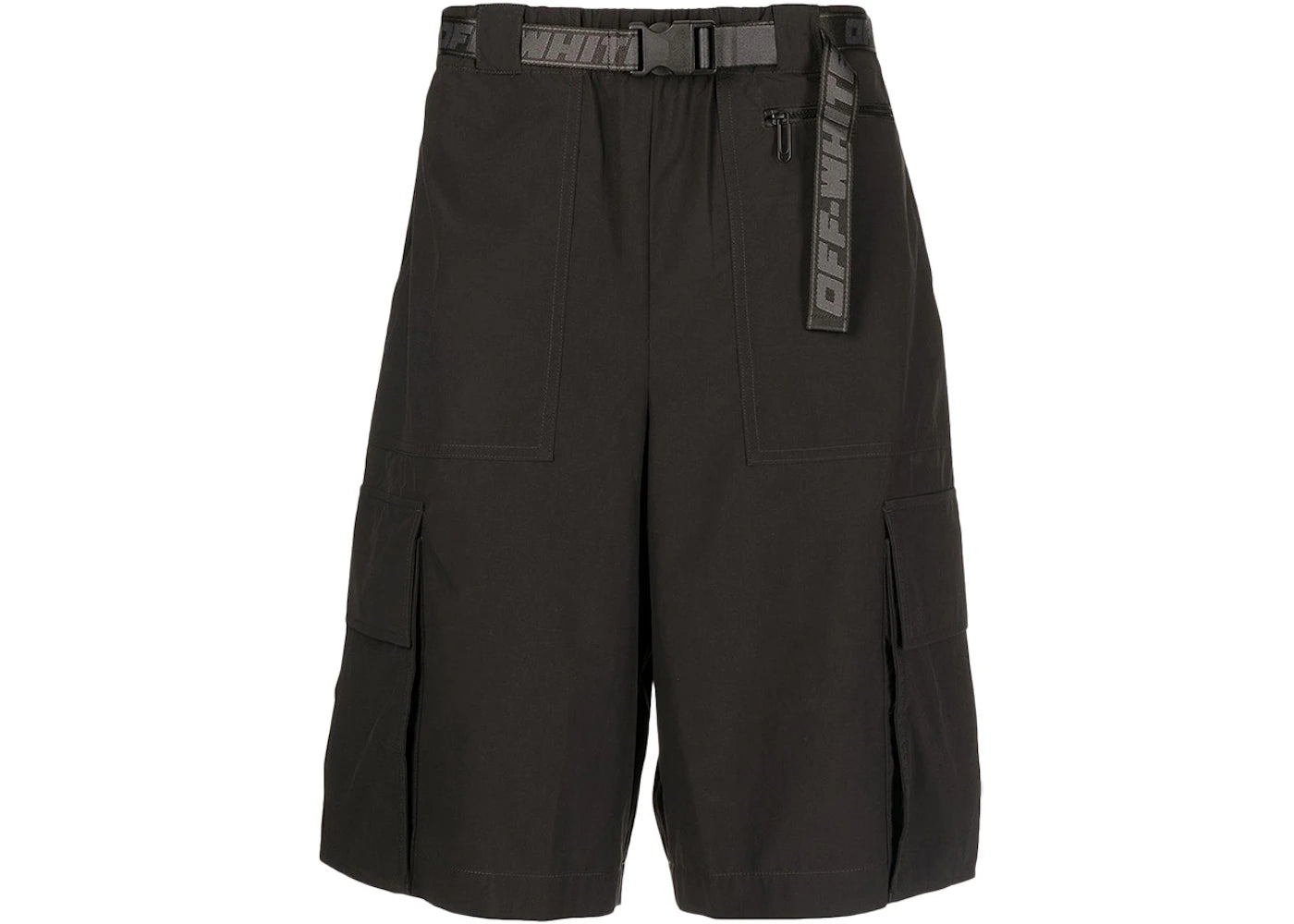 OFF-WHITE Industrial Belt Cargo Shorts Black