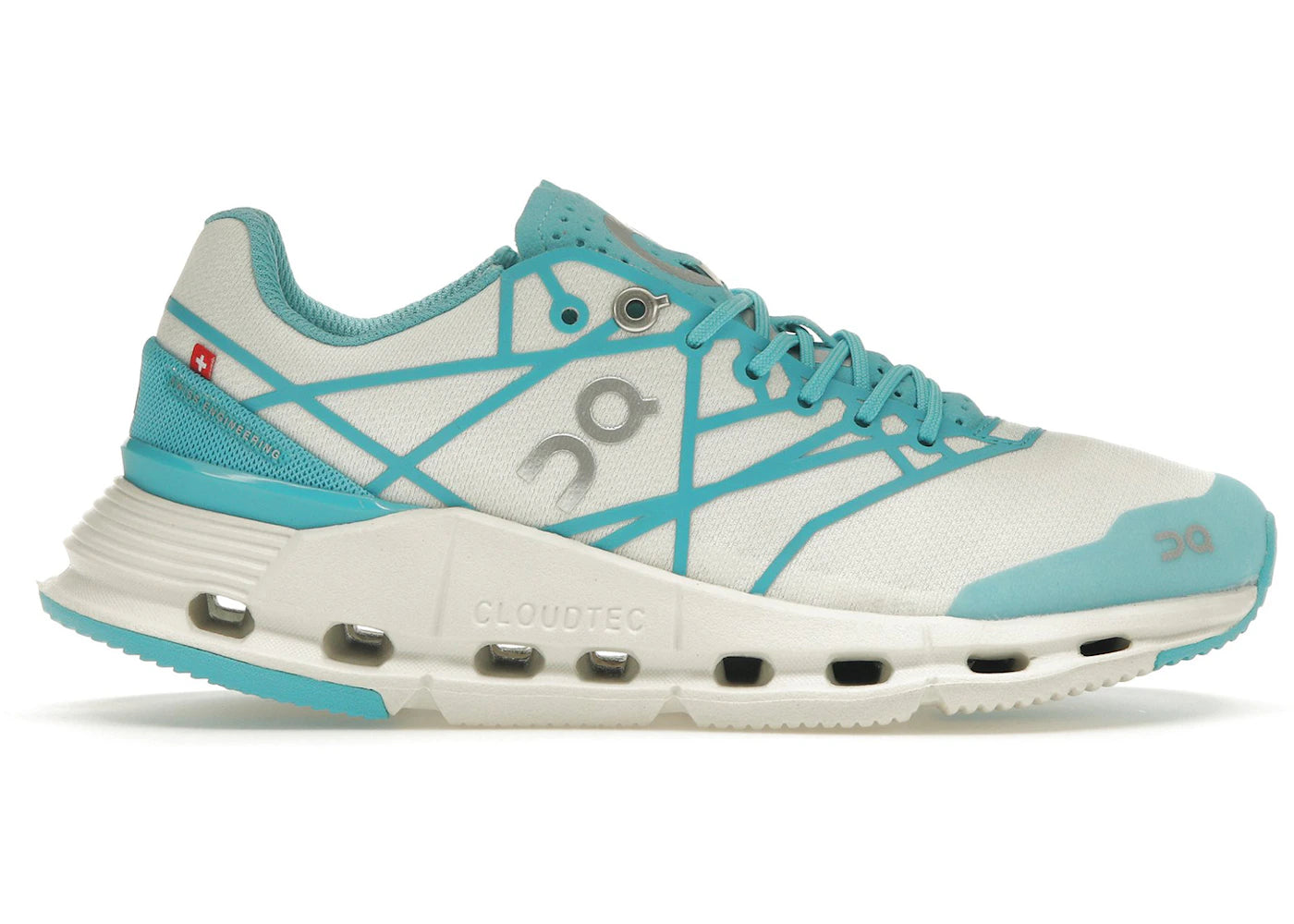 On Running Cloudnova Z5 White Cyan (Women's)