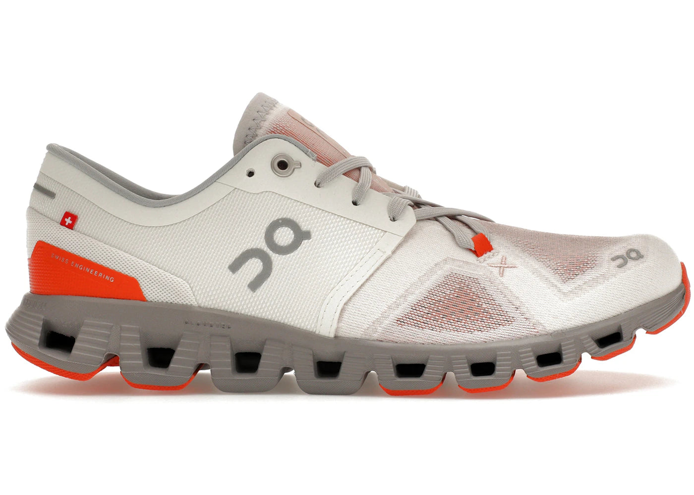 On Running Cloud X 3 Ivory Alloy (Women's)