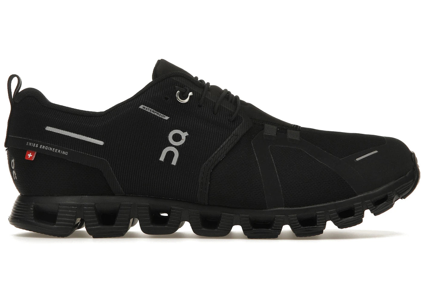 On Running Cloud 5 Waterproof All Black