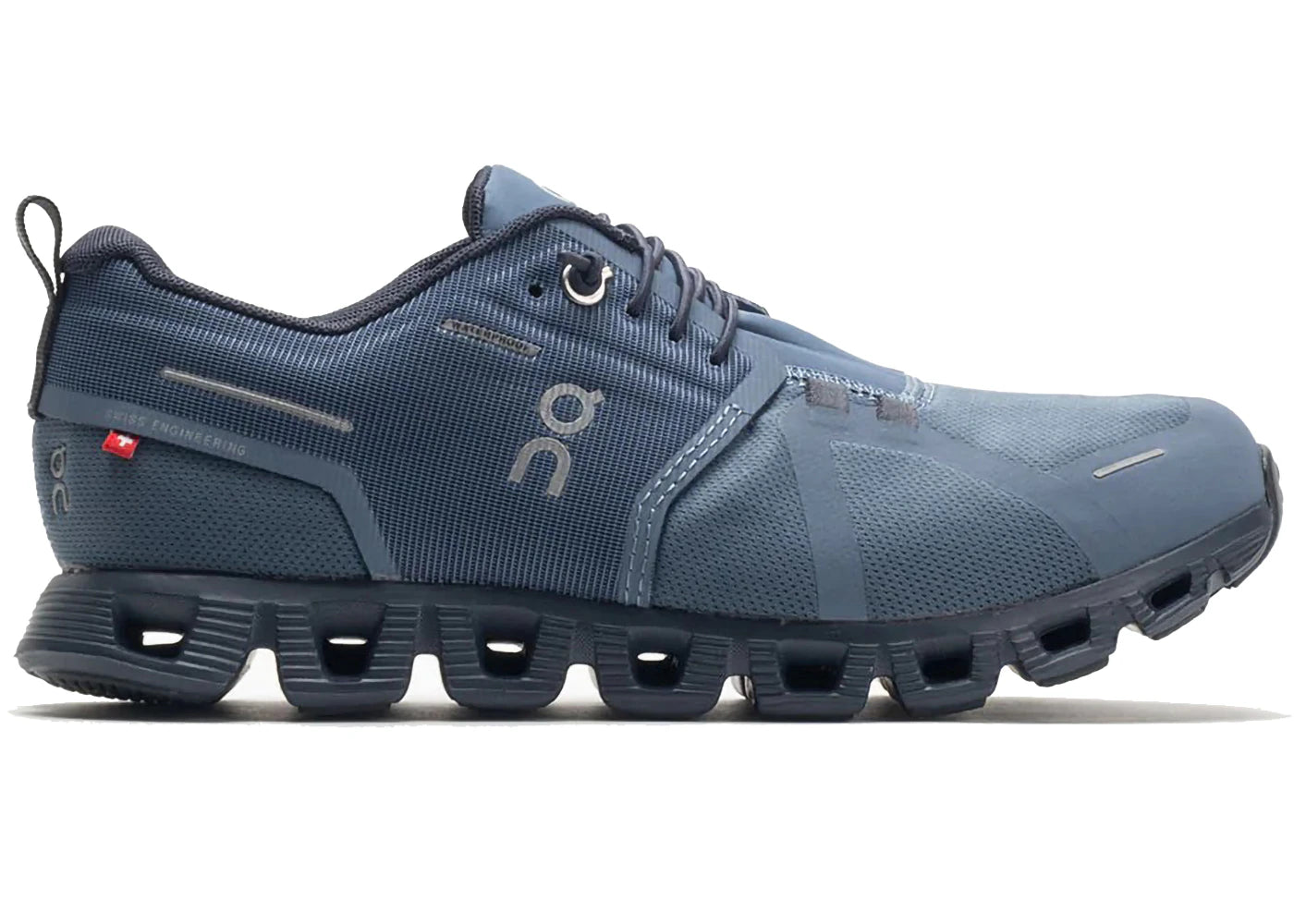 On Running Cloud 5 Waterproof Metal Navy (Women's)