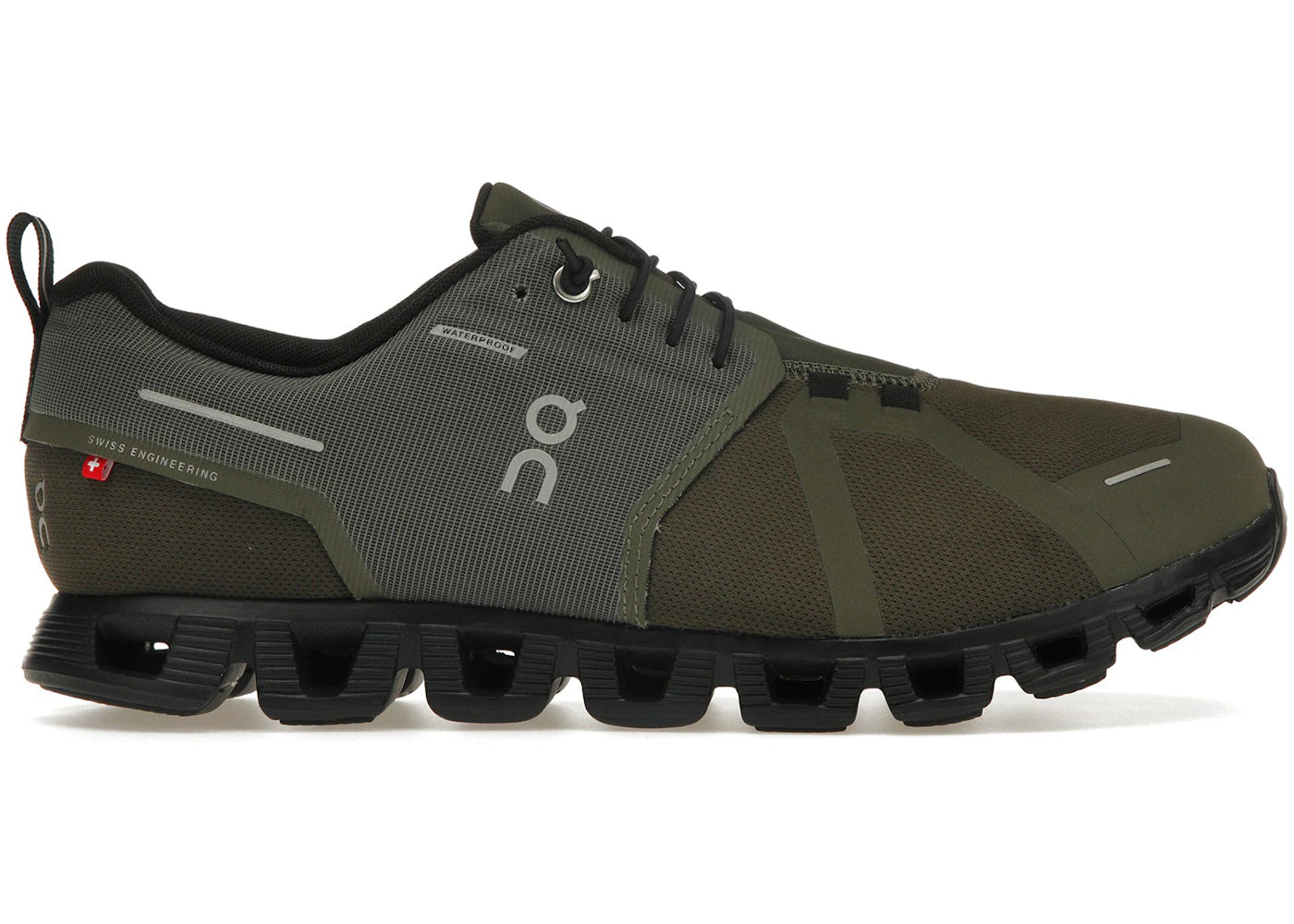 On Running Cloud 5 Waterproof Olive Black