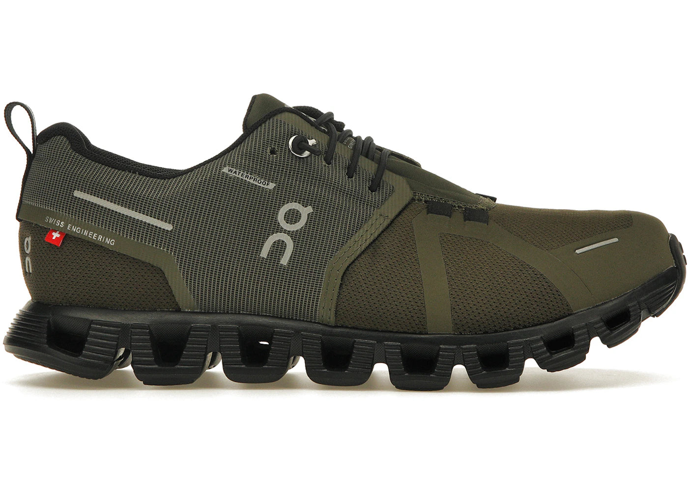 On Running Cloud 5 Waterproof Olive Black (Women's)