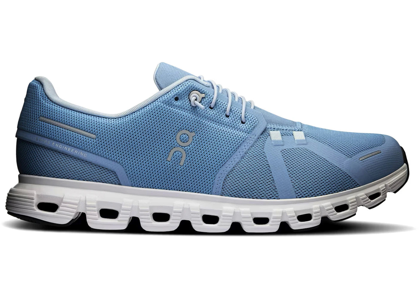 On Running Cloud 6 Chambray White