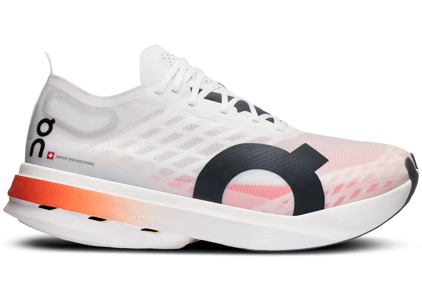 On Running Cloudboom Strike White Black Orange (Women's)